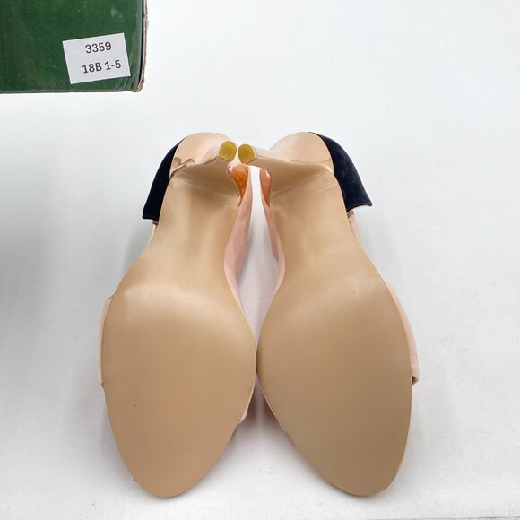 FSJ Pink Sexy Peep Toe Cutout Pumps Sandals D'Orsay Stiletto Heels Party Evening - Picture 7 of 8